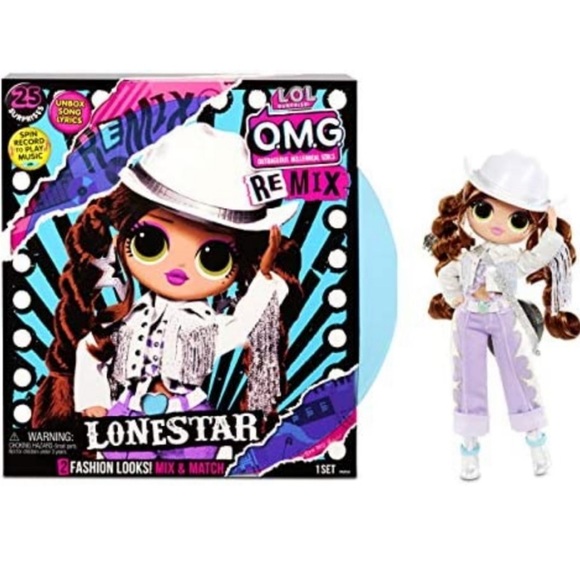 O.M.G. Remix Lonestar Fashion Doll 25 Surprises with Music LuL surprise NEW - Picture 11 of 16